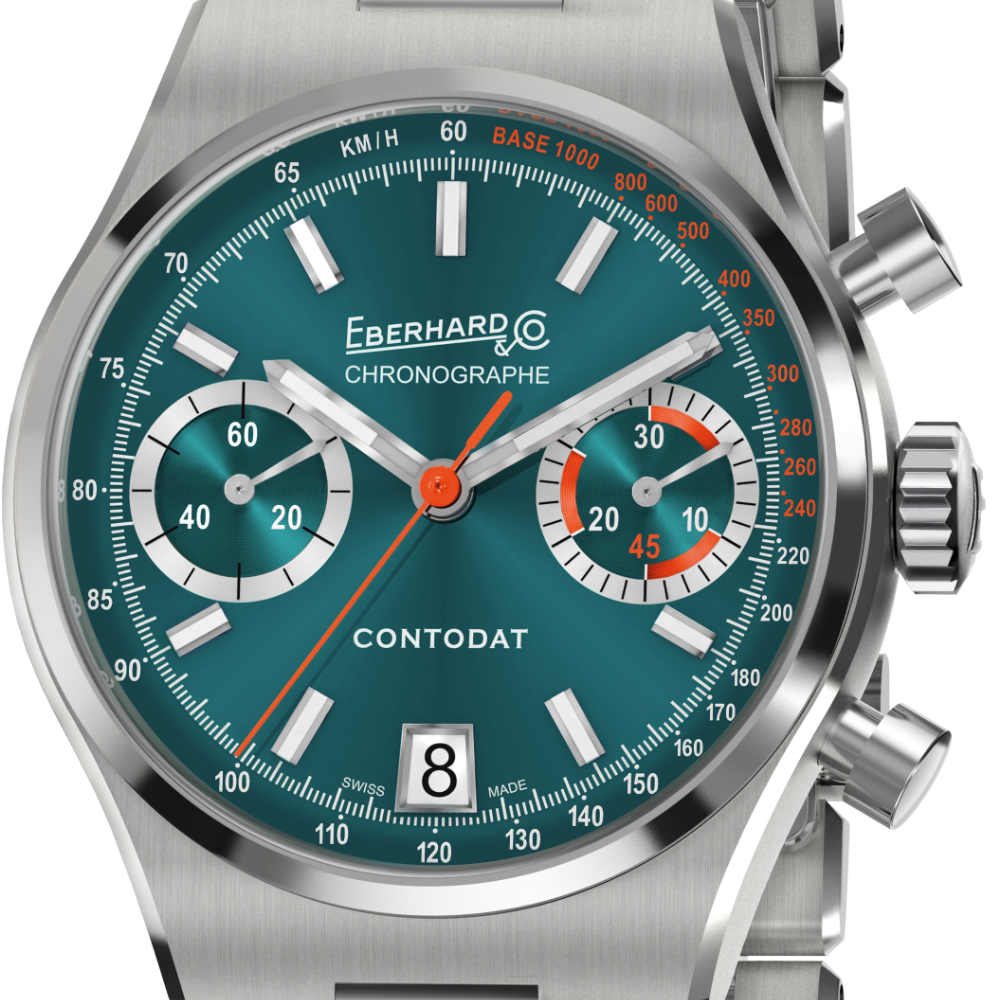 Eberhard Contodat Chronographe 31156.02 CA2C dettaglio quadrante