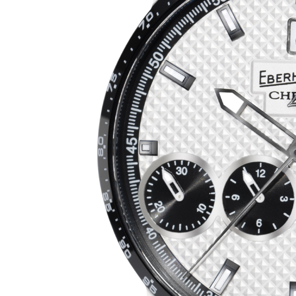 Eberhard Chrono 4 21-42 31073.05/CN CU profilo cassa con lunetta in ceramica