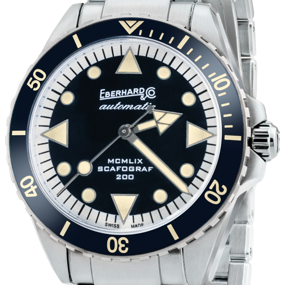 Eberhard Scafograf 200 MCMLIX 41047.02 CA2C dettaglio quadrante