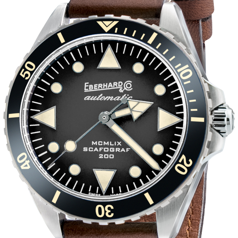 Eberhard Scafograf 200 MCMLIX 41047.01 CP dettaglio quadrante