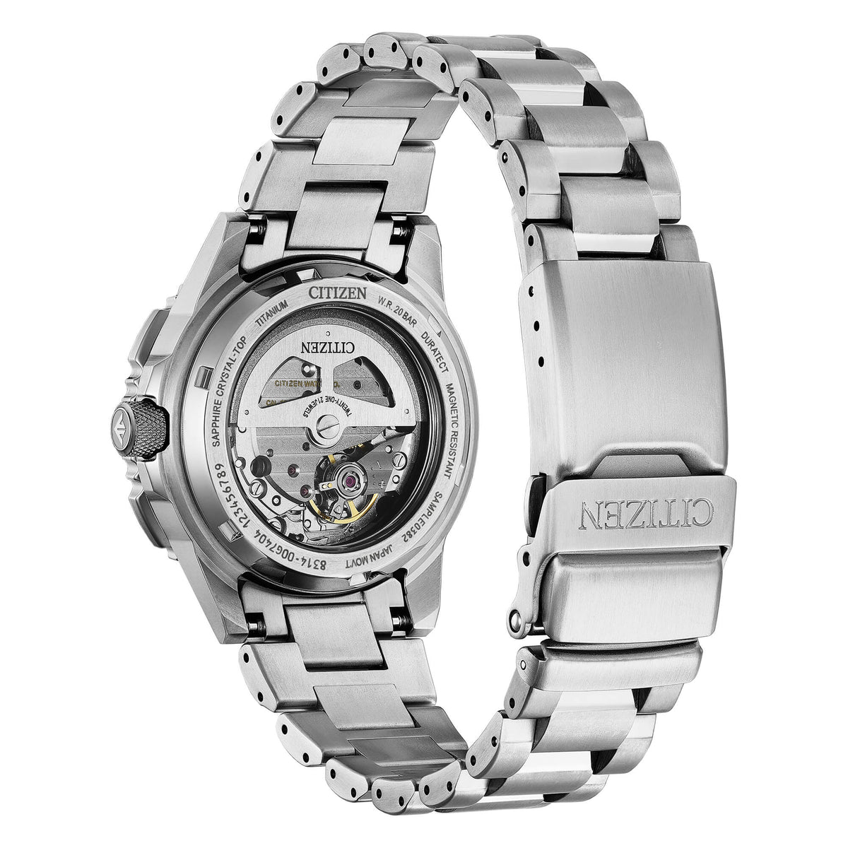 Citizen NK0040-58L Navihawk Automatic — fondello e bracciale
