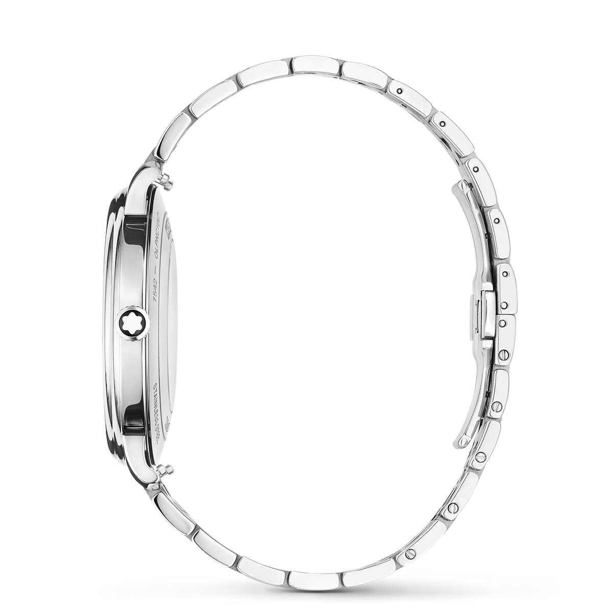 Montblanc Tradition Automatic Date 40 mm MB132433 vista laterale