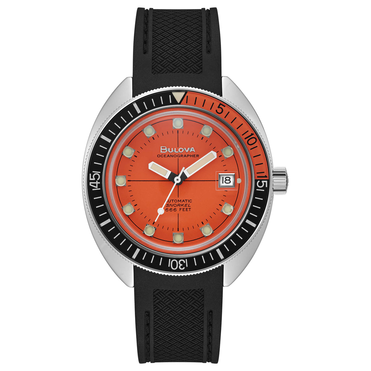 Bulova 96B350 Oceanographer 41 mm quadrante arancione Devil Diver