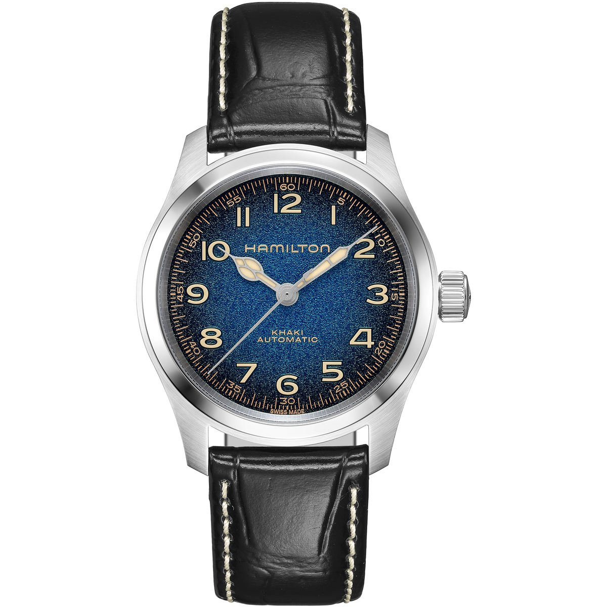 Hamilton Khaki Field Murph 38mm H70405740 quadrante blu stardust