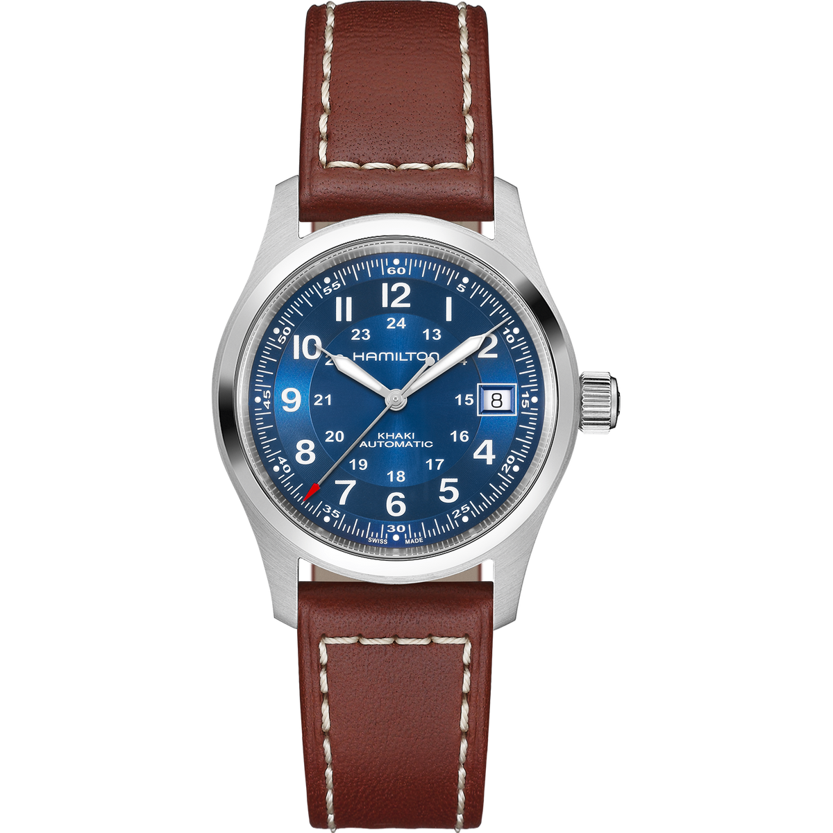 Hamilton Khaki Field Auto 38mm H70455540 quadrante blu navy