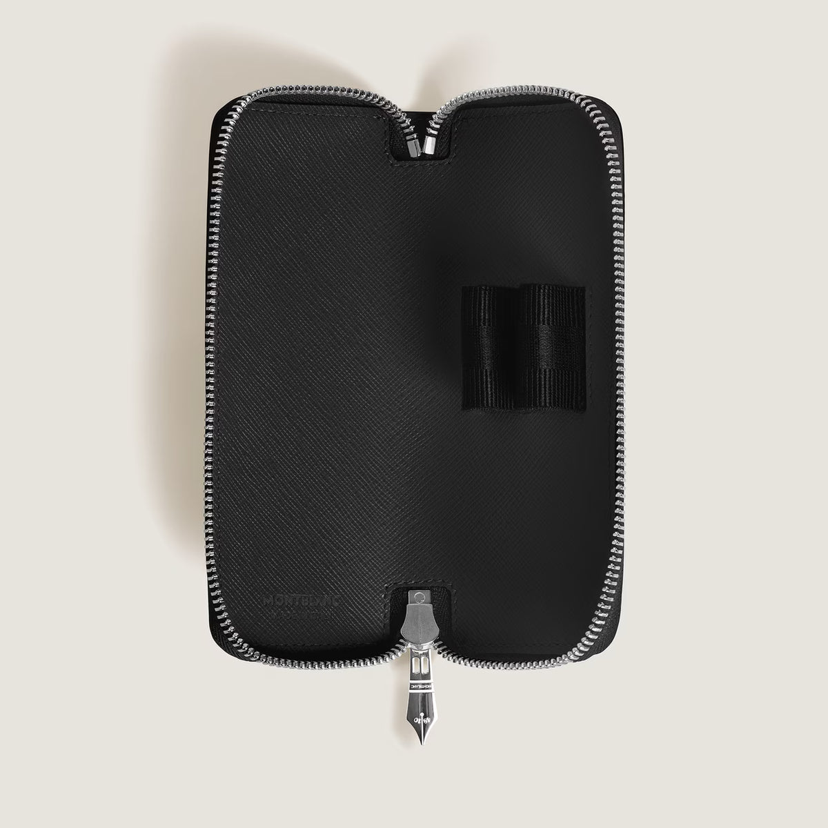 Montblanc Astuccio con Cerniera per 2 Strumenti da Scrittura in Pelle Sartorial – vista 2