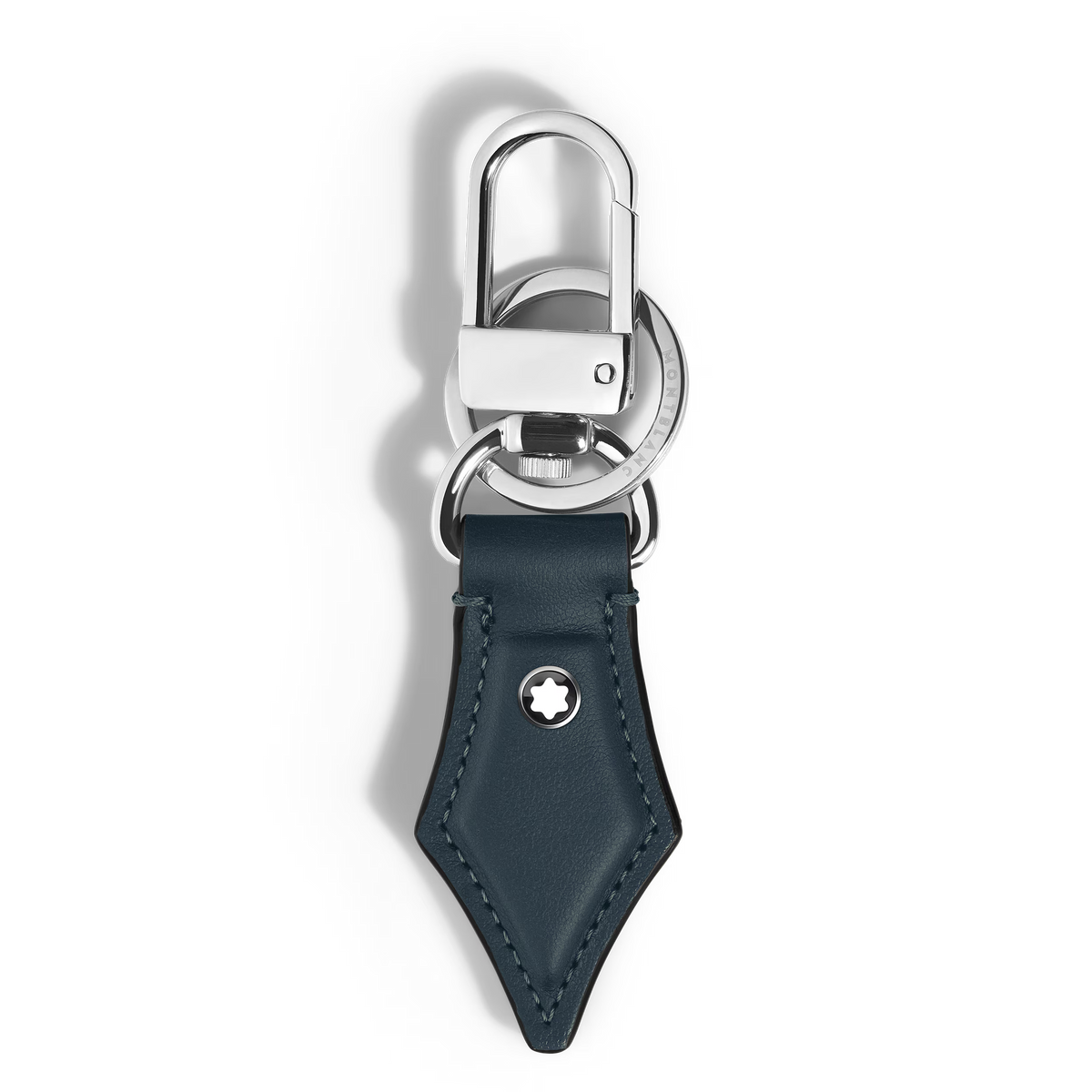 Montblanc Portachiavi a Forma di Pennino in Pelle Meisterstück