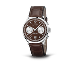 Eberhard Extra-Fort Vitré 31952.4 CP quadrante chocolat contatori argenté