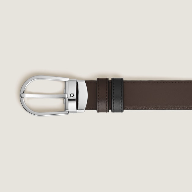 Cintura Reversibile 30 mm A Ferro di Cavallo in Pelle Meisterstück