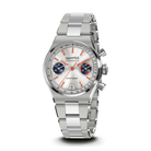 Eberhard Contodat Chronographe 31156.04 CA2C quadrante argenté contatori blu