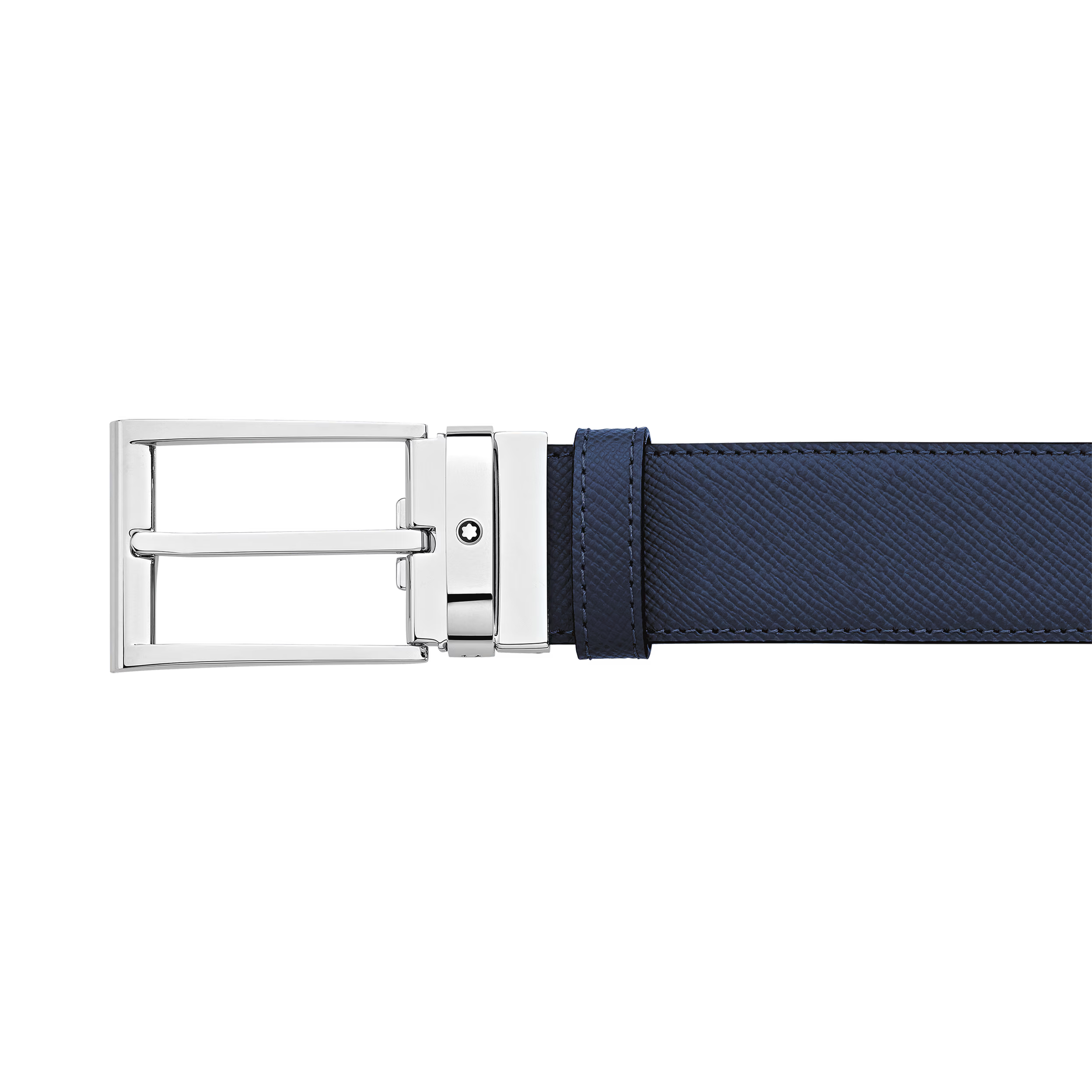 Cintura Rettangolare 35 mm in Pelle Sartorial