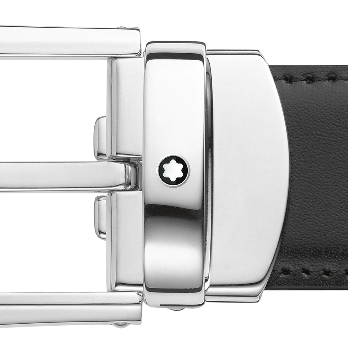 Montblanc Cintura Reversibile Horseshoe 30 mm in Pelle – vista 2
