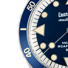 Eberhard Scafograf 200 MCMLIX 41047.04 CAM2C dettaglio lunetta in ceramica