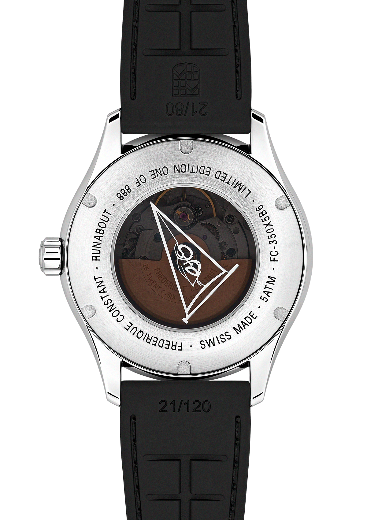 Frederique Constant Classics Runabout Automatic GMT FC-350RN5B6 fondello