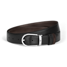 Montblanc Cintura Reversibile 30 mm A Ferro di Cavallo in Pelle Meisterstück