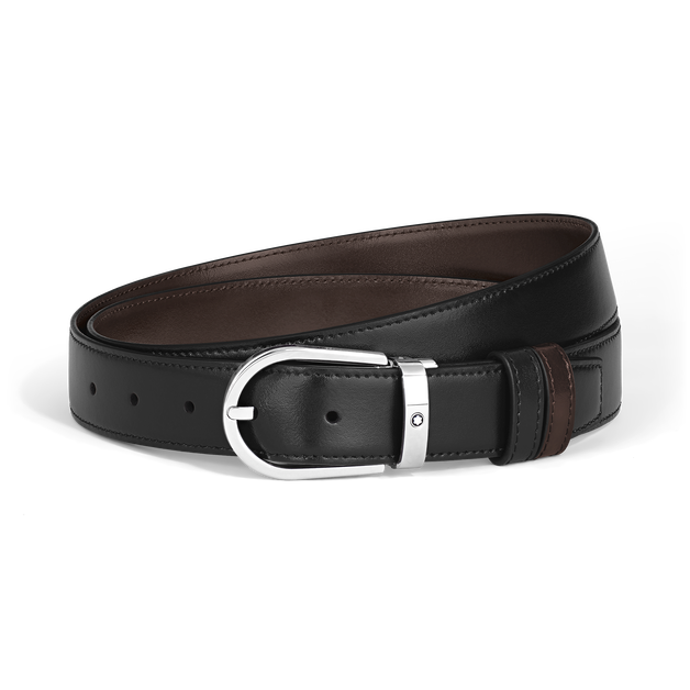 Cintura Reversibile 30 mm A Ferro di Cavallo in Pelle Meisterstück
