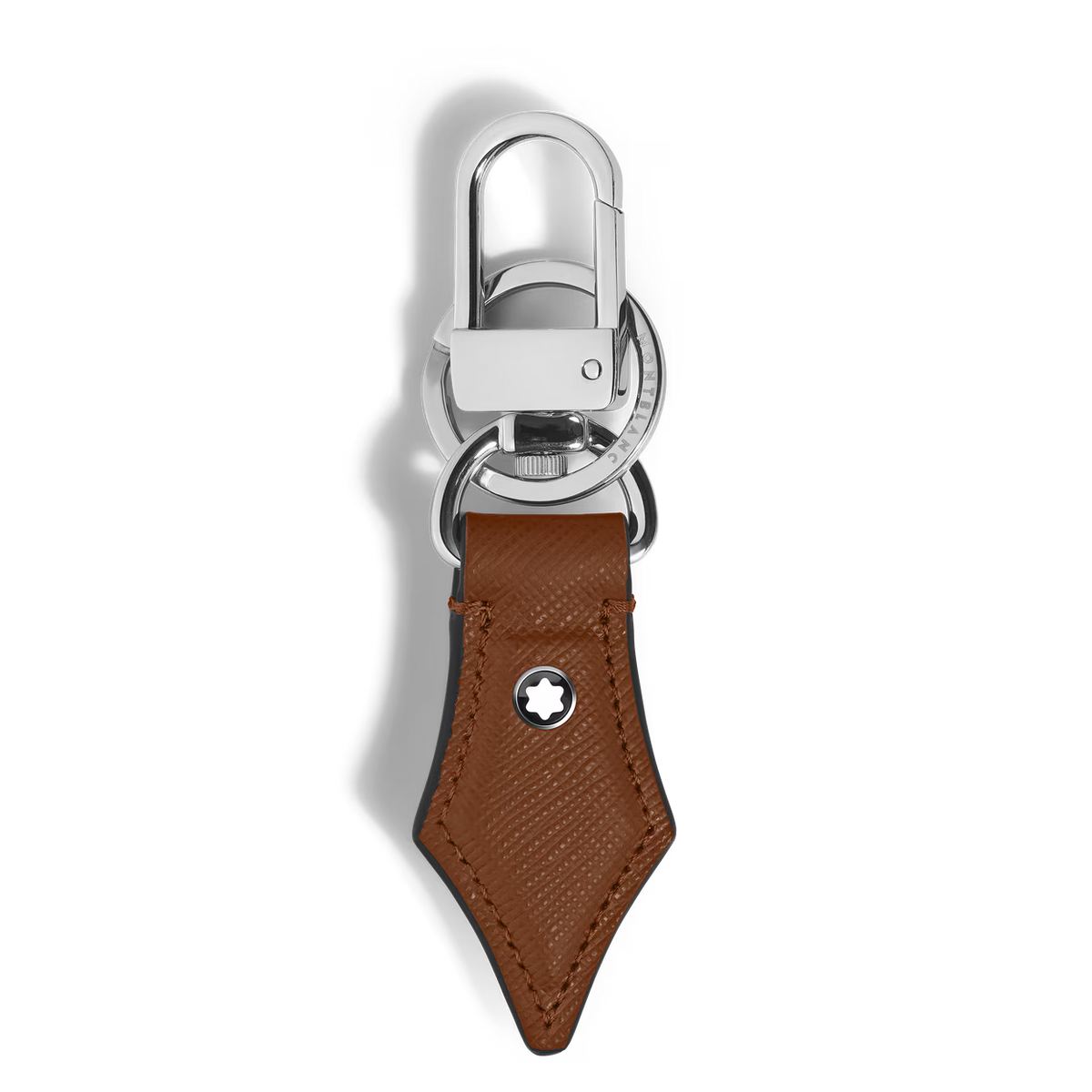 Montblanc Portachiavi a Forma di Pennino in Pelle Sartorial