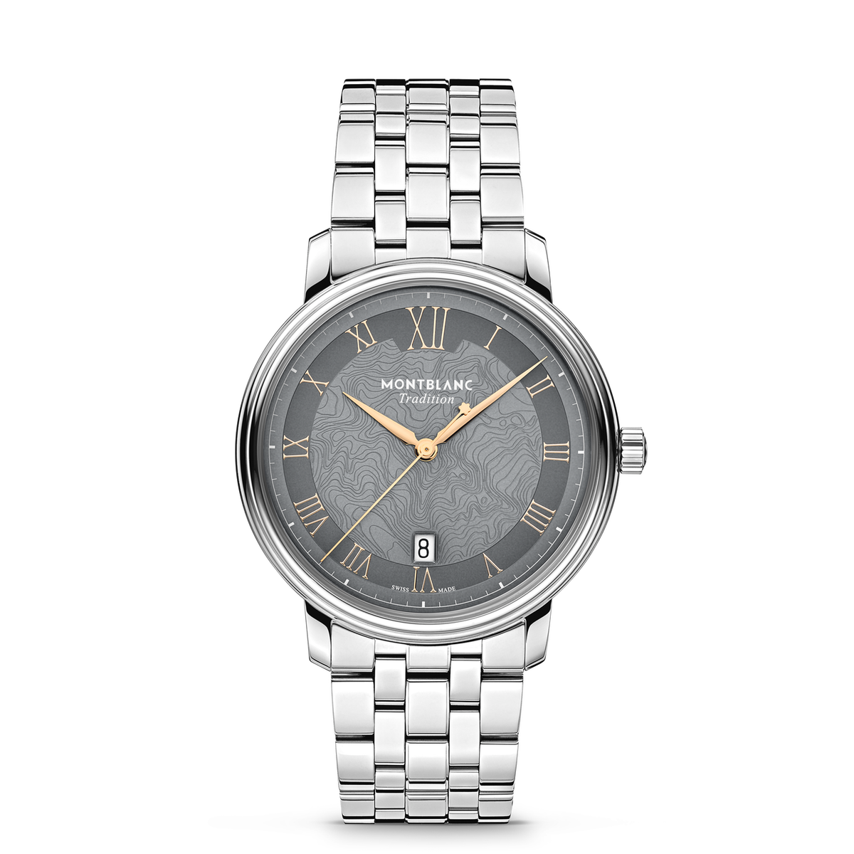 Montblanc Tradition Automatic Date 40 mm MB132433 vista frontale