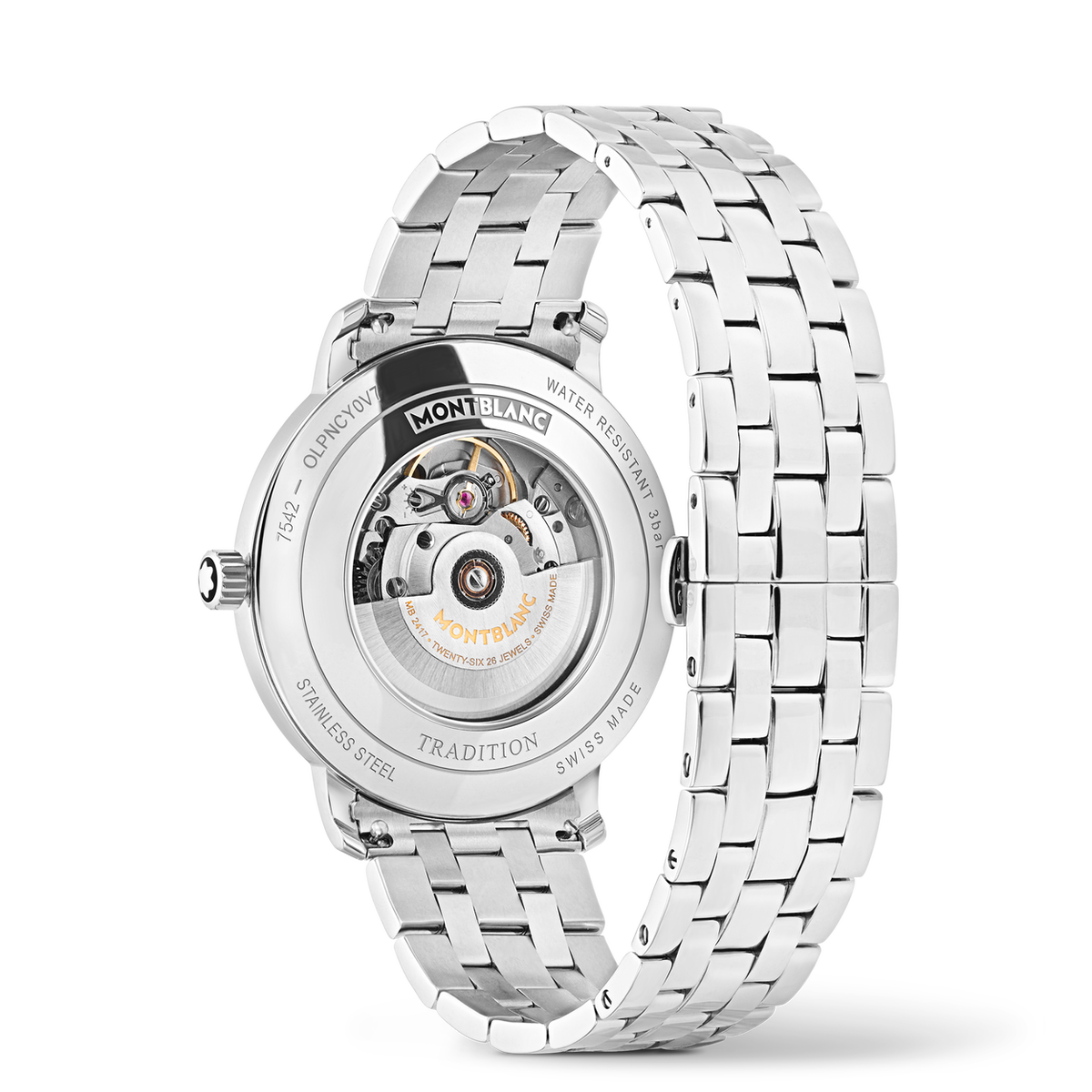 Montblanc Tradition Automatic Date 40 mm MB132433 fondello