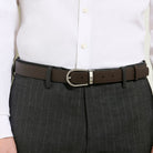 Montblanc Cintura Reversibile A Ferro di Cavallo in Pelle Sartorial – vista 4