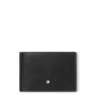Montblanc Portafoglio 6 Tasche con Fermasoldi in Pelle Meisterstück