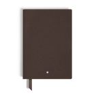 Montblanc Quaderno Medio in Pelle con Grana, Pagine a Righe