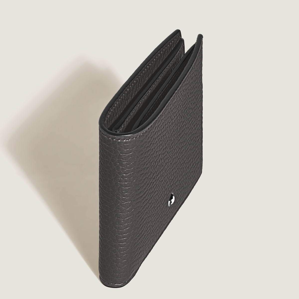 Montblanc Portafoglio 6 Tasche in Pelle con Grana – vista 2
