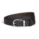 Montblanc Cintura Reversibile A Ferro di Cavallo in Pelle Sartorial