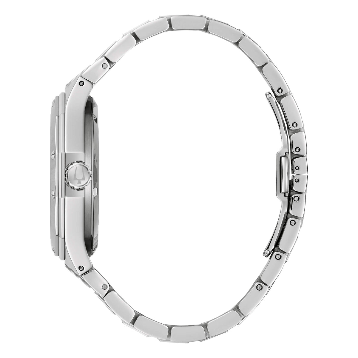 Bulova 96A352 Octagon Prestige Automatic, vista laterale