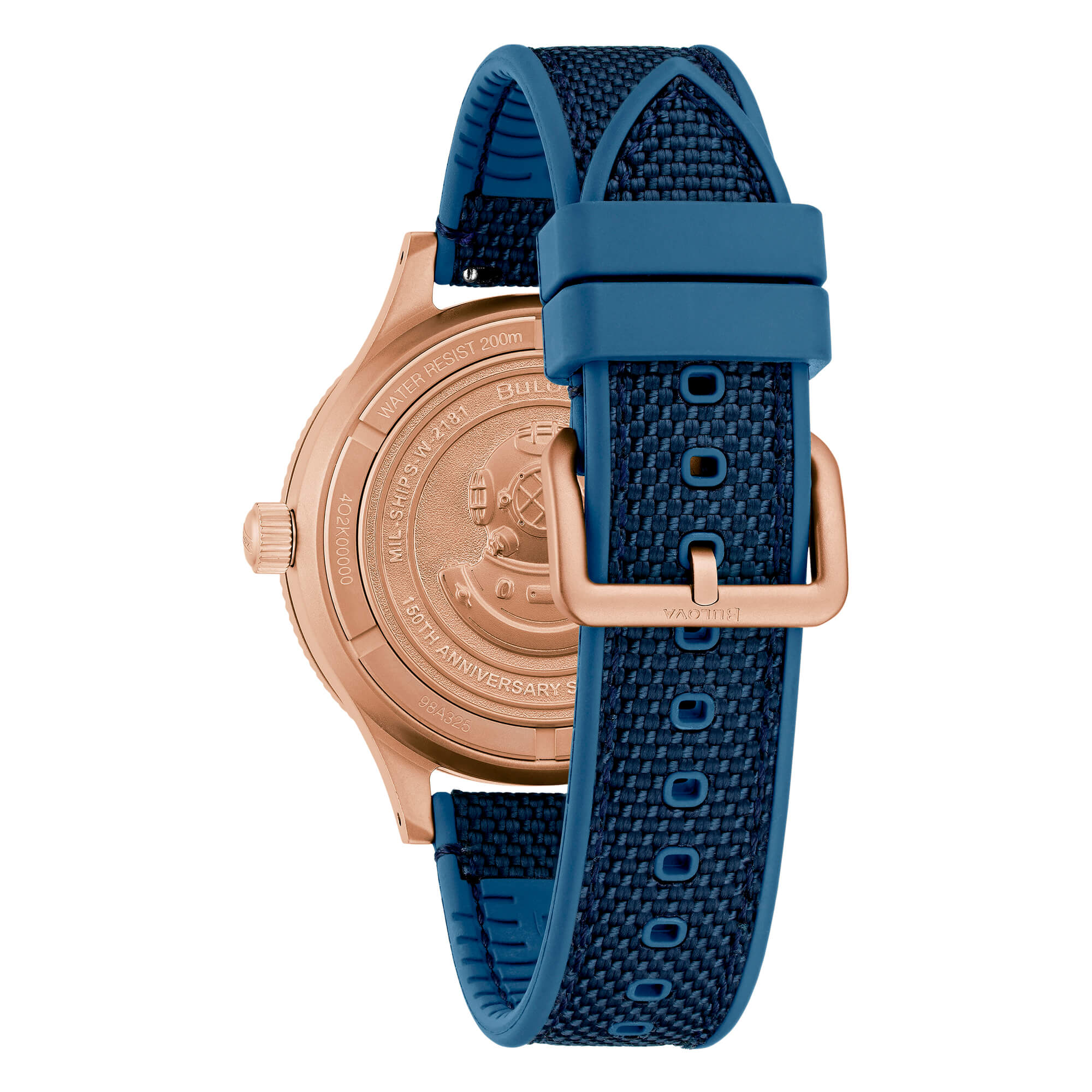 Bulova 98A325 Mil-Ships Bronze 150 Ann. Sp. Ed.