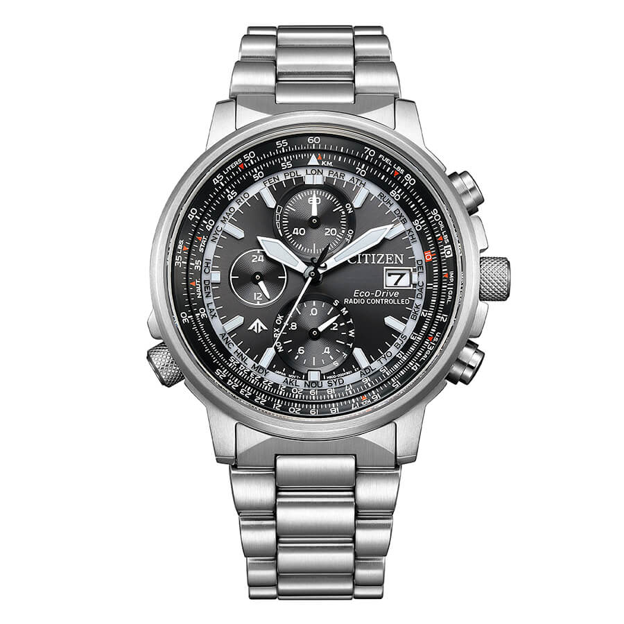 Citizen AT8300-58E Crono Pilot Acciaio 41mm