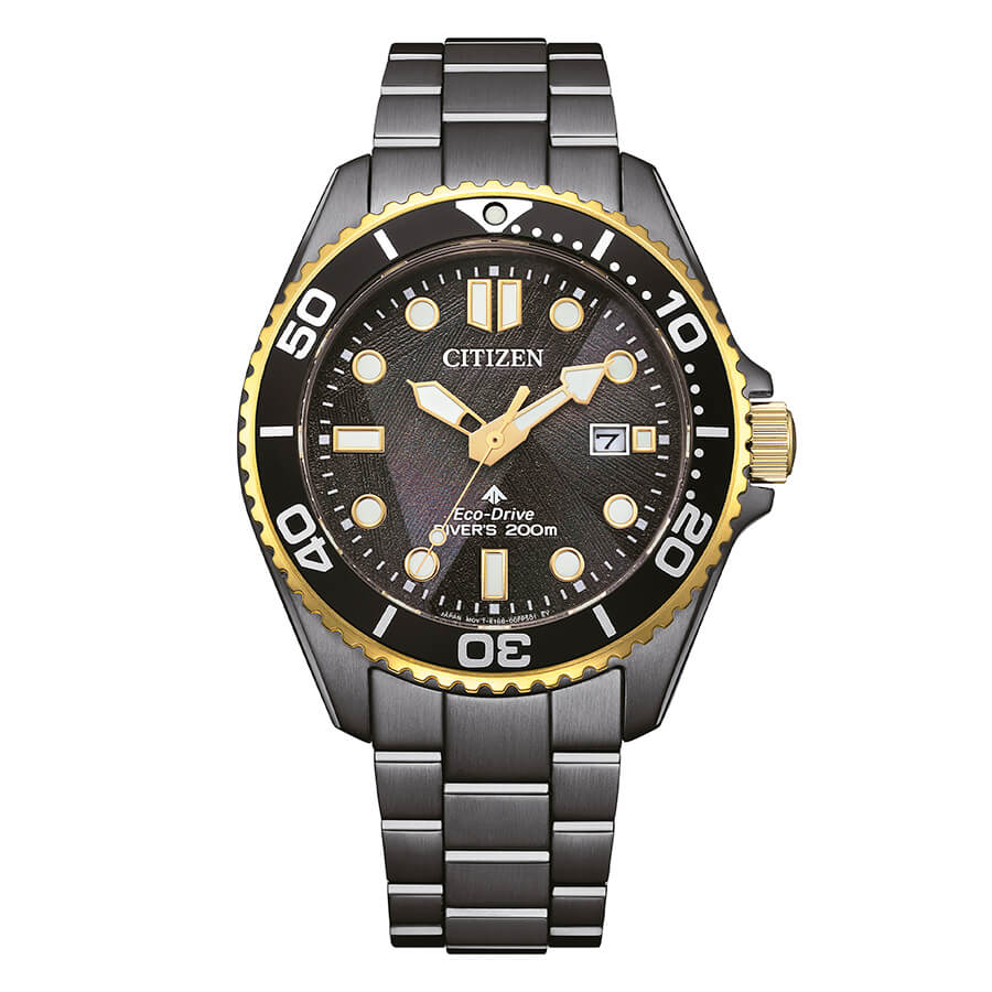 Citizen BN0264-53E Diver's Eco Drive 200 mt 40mm Light in Black Lim. Ed.