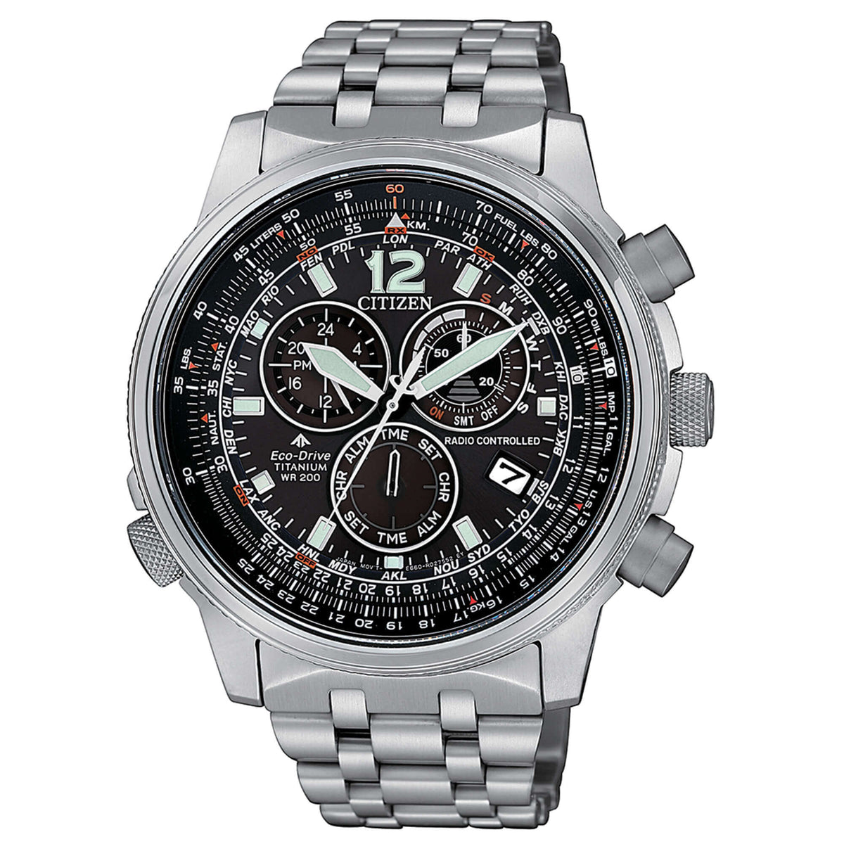 Citizen CB5850-80E Crono Pilot Super Titanio