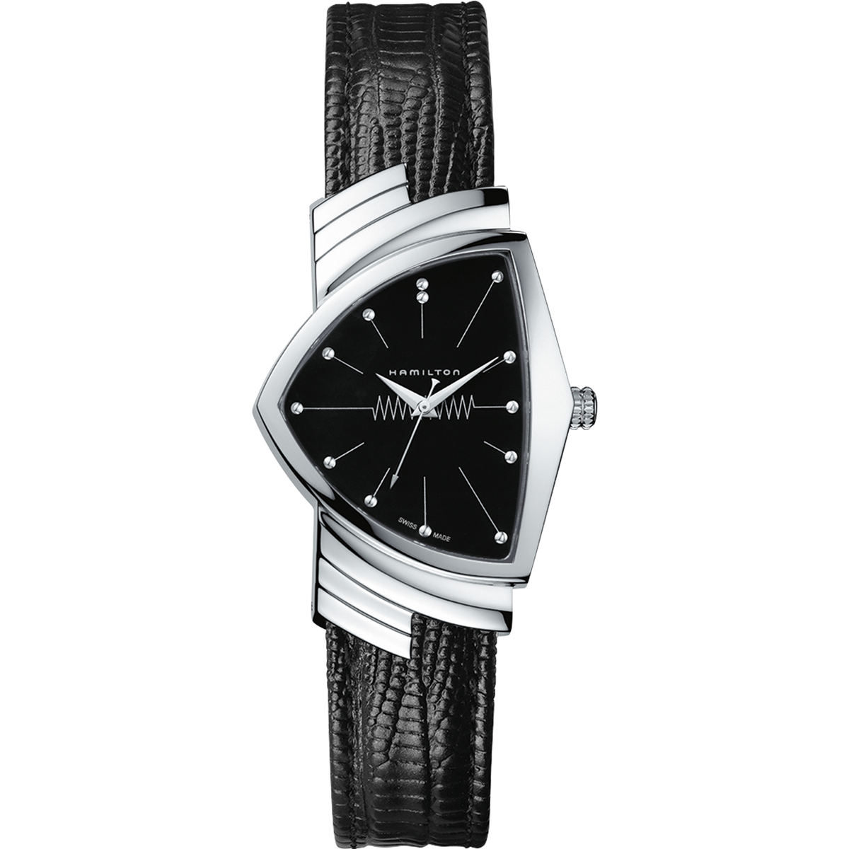 Hamilton Ventura Quartz H24411732 quadrante nero