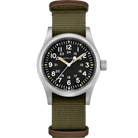 Hamilton Khaki Field Mechanical 38mm H69439931 quadrante nero cinturino NATO