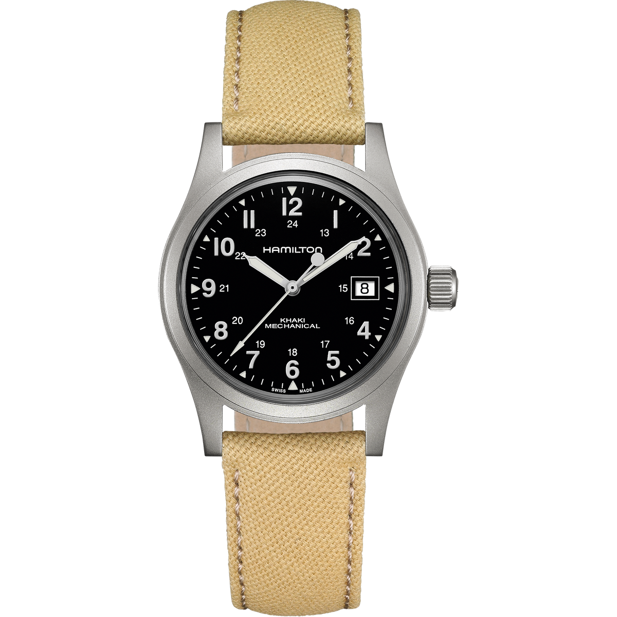 Hamilton Khaki Field Mechanical H69439933 quadrante nero