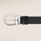 Montblanc MB223439 Cintura Reversibile Horseshoe 35 mm in Pelle con Grana — vista 3