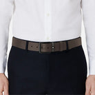 Montblanc Cintura reversibile in pelle marrone/nera da 35 mm – vista 2