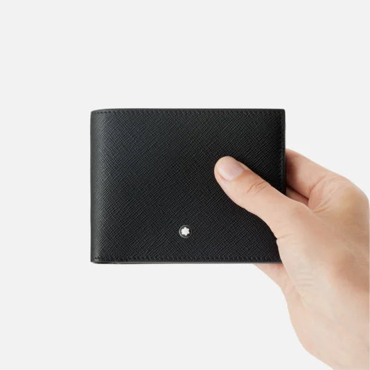 Portafoglio Montblanc Sartorial con 6 scomparti e 2 tasche trasparenti