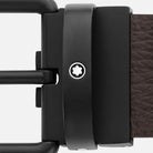 Montblanc Cintura reversibile in pelle marrone/nera da 35 mm – vista 3