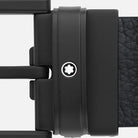 Montblanc Cintura reversibile 35 mm in pelle blu/nera – vista 3