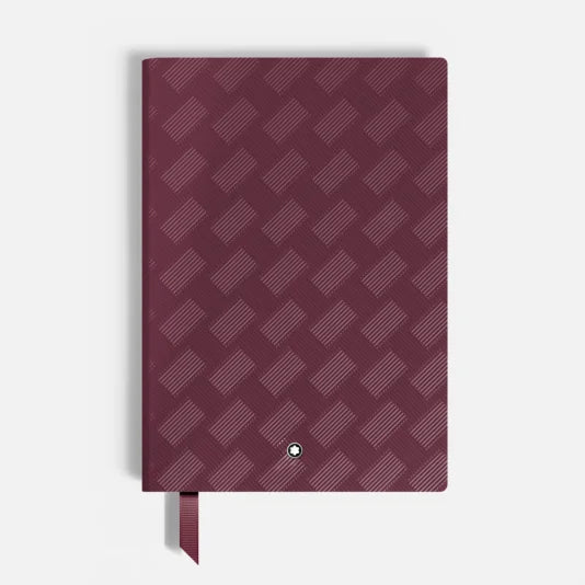 Blocco note piccolo #146, pelle Extreme 3.0 cassis, bordeaux - A righe