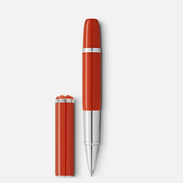 Roller Montblanc Heritage Rouge et Noir “Baby” Edizione Speciale Color Corallo