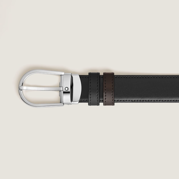 Cintura Reversibile 30 mm A Ferro di Cavallo in Pelle Meisterstück